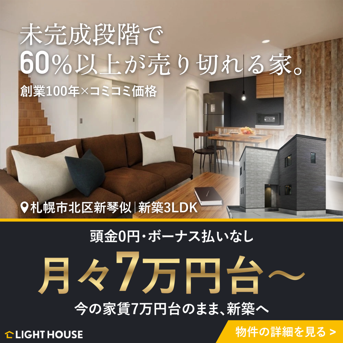 札幌｜おすすめ物件のご紹介！【新琴似3－7】