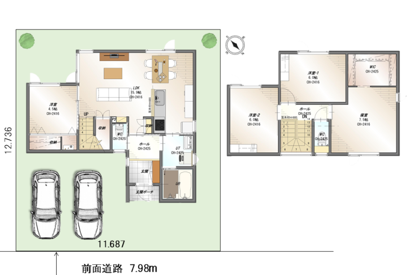 大町2条13丁目 4LDK【駐車2台可】