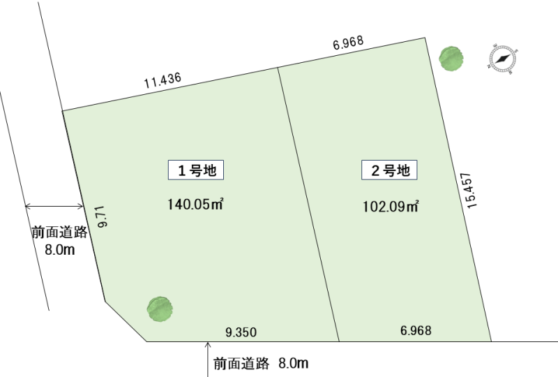 栄通2丁目②【建築条件付土地】