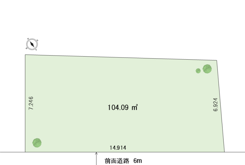 平和通２丁目【建築条件付土地】