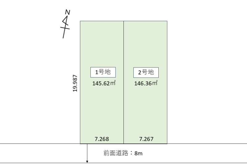 西丘5条1丁目①【建築条件付土地】