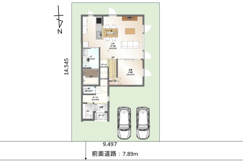 東光3条1丁目４LDK【駐車2台可】