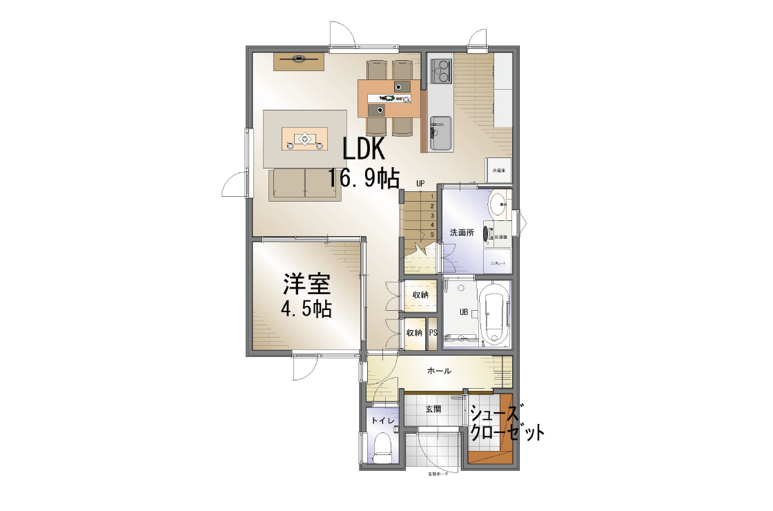 旭川市忠和の新築一戸建てモデルハウス